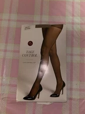 Take Control 2x Pantyhose New Beige Control Top 