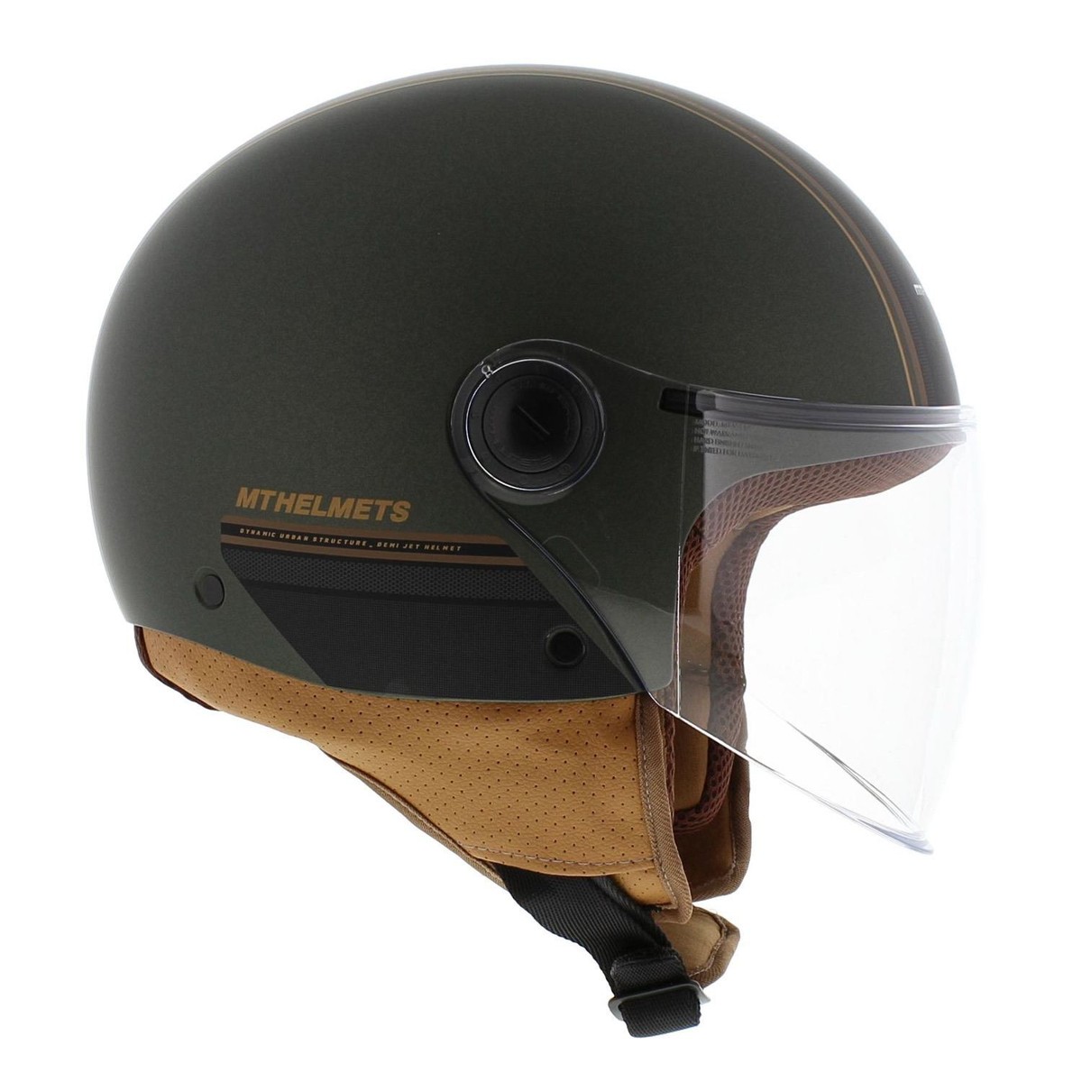 MT Helmets Street Entire I2 Casco Offroad Integrale, Finitura Opaca Marrone, Taglia L – Protezione E Robustezza Per Le Tue Avventure In Moto - 3