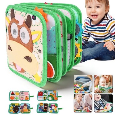 Busy Board Busy Book Motorikspielzeug Weichem 3D Interaktiv für Kleinkinder