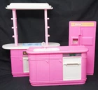 Vintage 1990 Mattel Barbie Kitchen Playset Lot