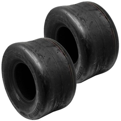 2PK 13x6.50-6 Tubeless Smooth Tires 4 PLY Zero Turn Caster Tire