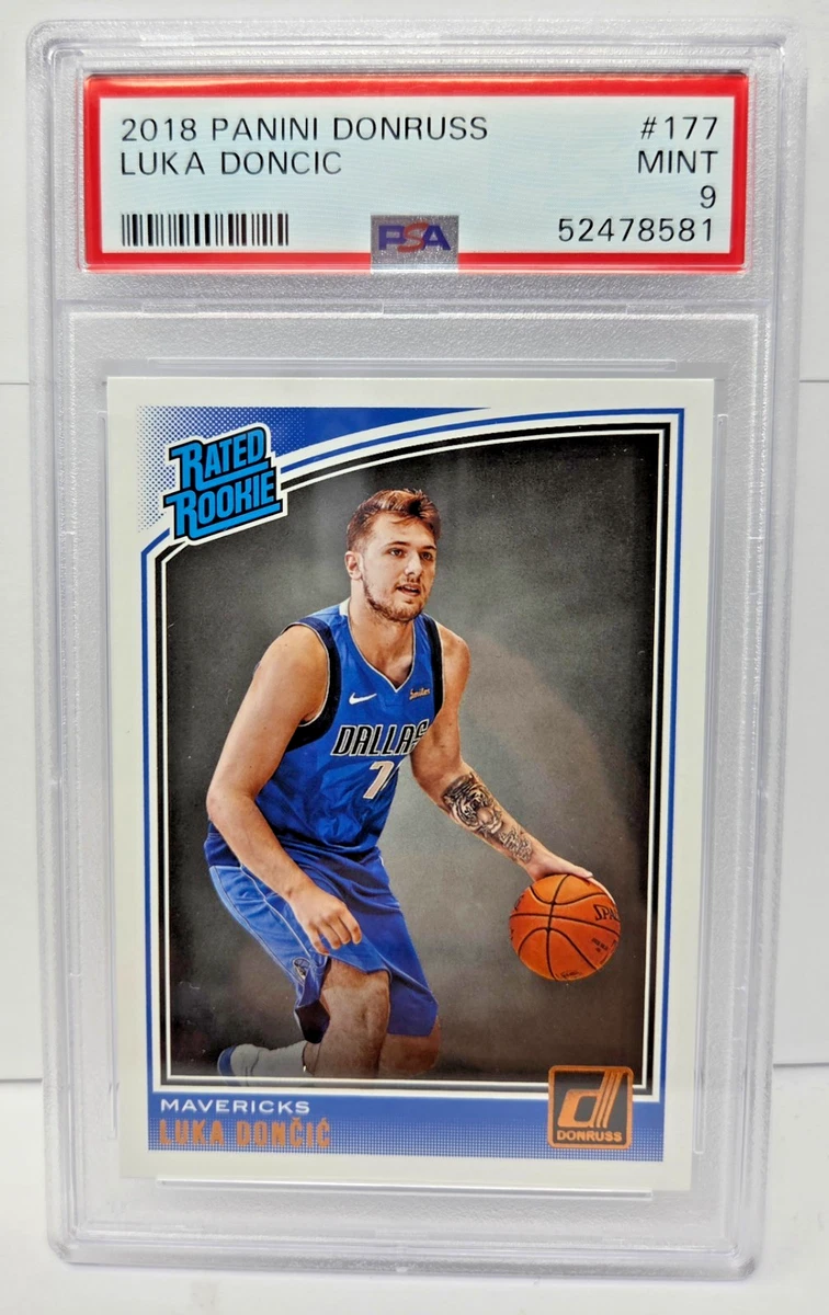 Luka Dončić 9 Graded Basketball Sports Trading Cards & Accessories