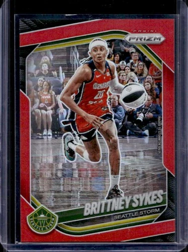 2025 Panini WNBA Prizm Brittney Sykes Red #/299 Storm