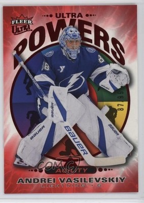 2025-26 Upper Deck Fleer Ultra Power Red /99 Andrei Vasilevskiy #UP14of25 1t1h