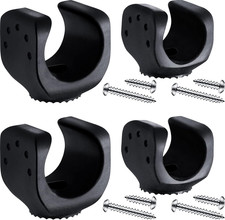 4 Pieces Flashlight Mounting Brackets with Screws Versatile Clip Mount for LED F