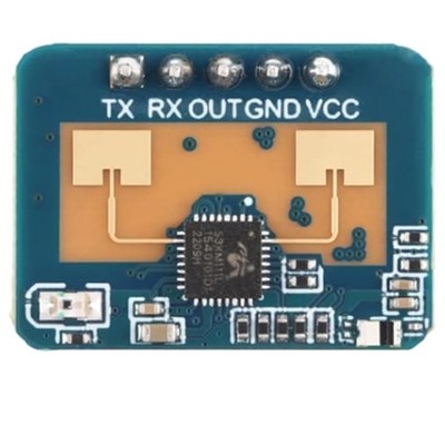 Mikrobewegungsdetektion Radarsensor 24 GHz FMCW, 5-6mm Messbereich, Elektrisc...
