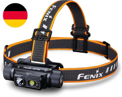 Fenix HM70R LED Stirnlampe Mit Max. 1.600 Lumen Spotlicht + Max. 400 Lumen Flutl