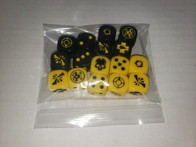 NECROMUNDA Ash Wastes 16 Dice Pack WARHAMMER 40K Games Workshop NEW