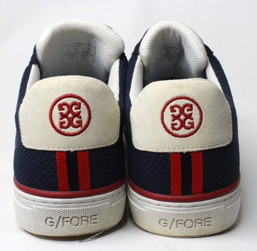 G/Fore Mens 12 Disruptor Golf Shoes Knit Leather Sneakers G4MS21EF19 G Fore Navy - Picture 4 of 13