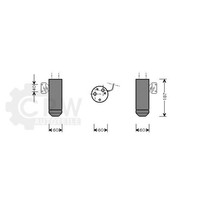 Trockner Klimaanlage FüR Fiat Punto 1.9 JTD Bj.01-12