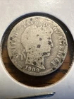 1909-O Silver Barber Dime 90% Silver.  Average Condition. FREE SHIPPING