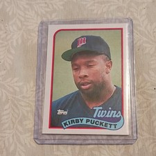error Topps 1989 Kirby Puckett #650 Minnesota Twins MLB Base Set Baseball Card 