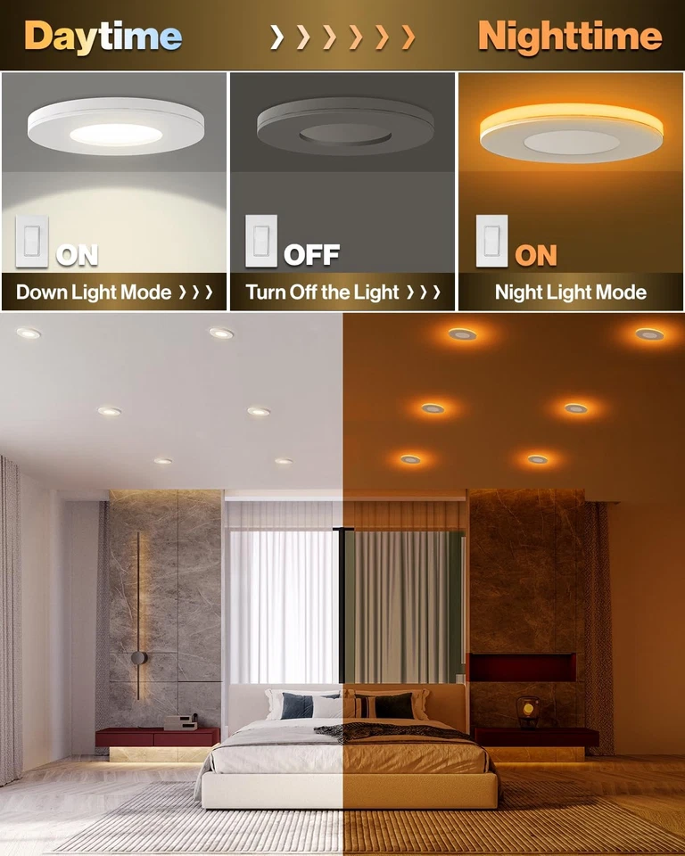Sunco 3 Inch LED Recessed Slim Down Light for Indoor Ceiling Fixture Home Liv... - Image 3 of 4