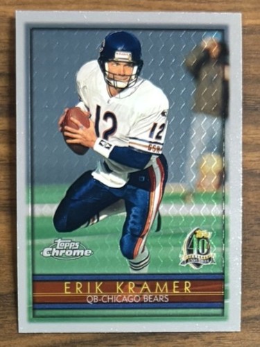1996 Topps Chrome Erik Kramer #67 card