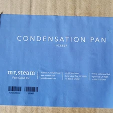 MR STEAM Condensation Pan 103867 for Mr Steam Residential Steam Generators NEW