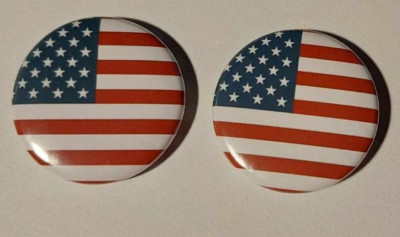 1x USA Button Amerika Estados Unidos America US United States США ארצות הברית