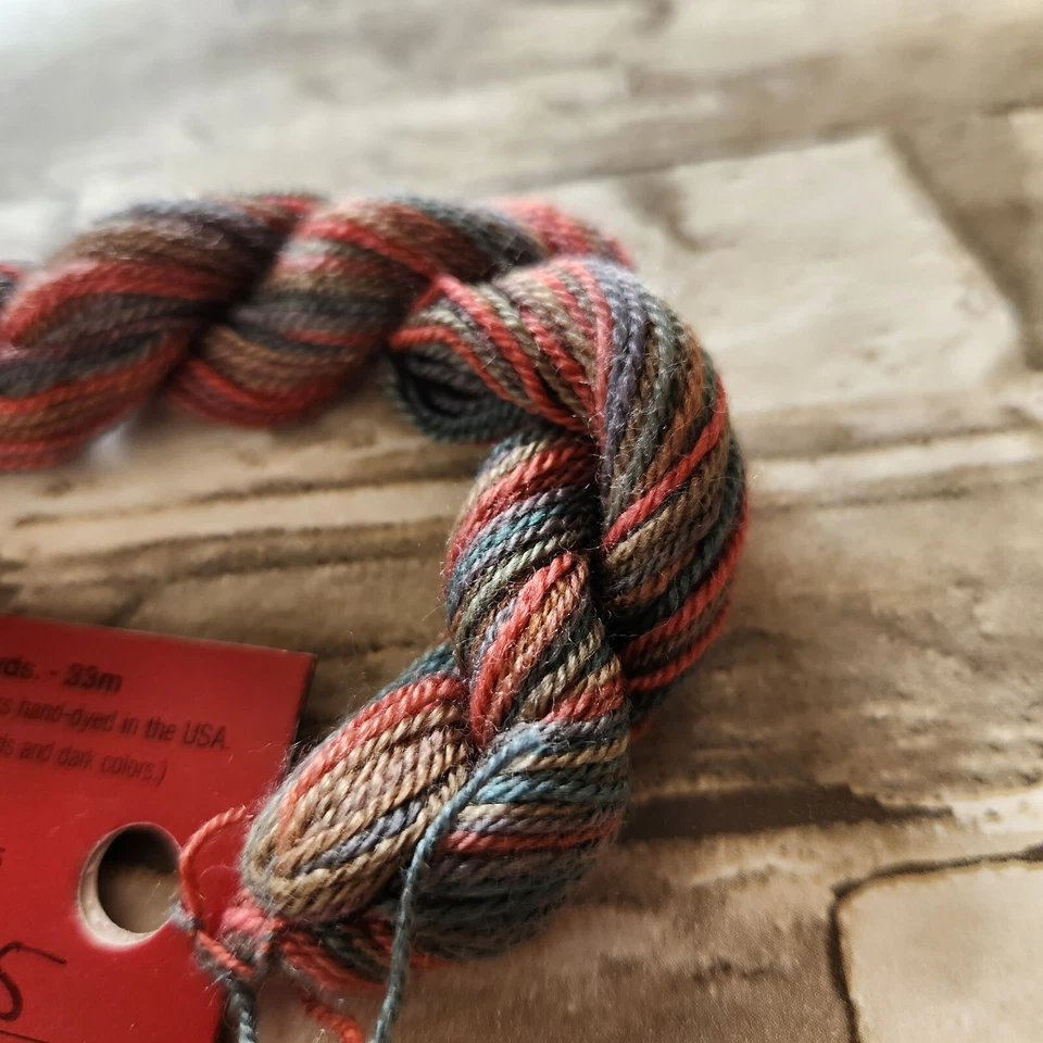 Caron Impressions Prairie Fire #102 Variegated Silk Wool Thread 36 yd 33m - Image 2 of 4