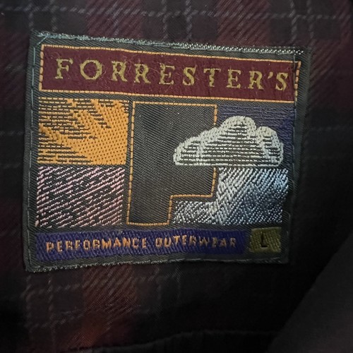 Forresters Rainshedder Black/Red Windbreaker Golf Jacket Men's Size Large - Picture 5 of 9