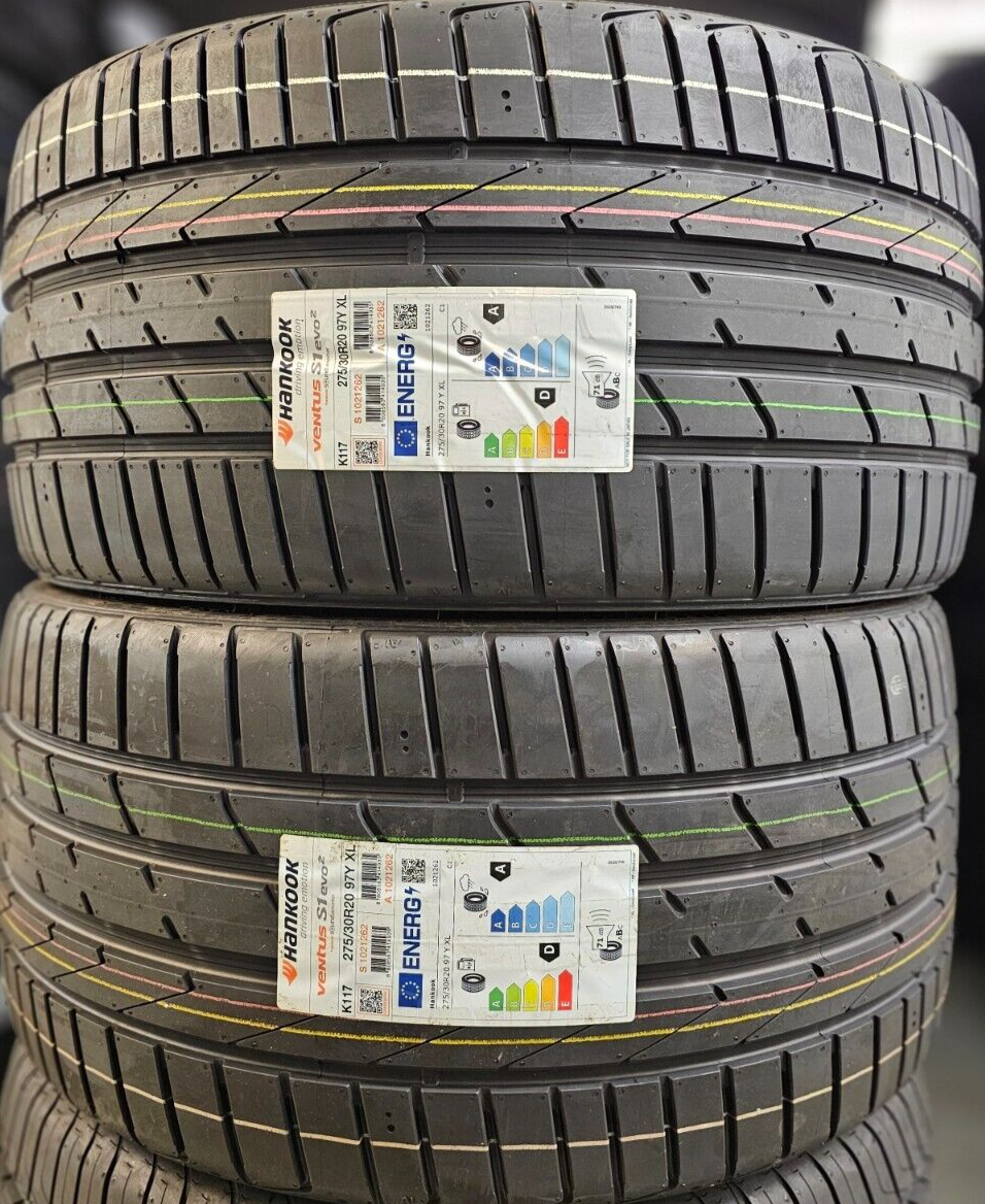 2X NEW HANKOOK K117A 275/30/20 XL 97Y AUDI A0 SILENT TYRES 275 30
