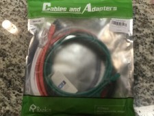 Rankie RJ45 Cat6 Snagless Ethernet Patch Cable, 5-Pack, 6 Feet, 5-Color Combo