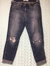 Abercrombie Fitch New York Women 0R Boyfriend W 25 L 32 Jeans