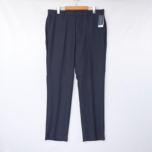 Perry Ellis Dress Pants Slim Fit Mid Rise Skinny Dark Navy Blue Mens Size NWT - Picture 19 of 58