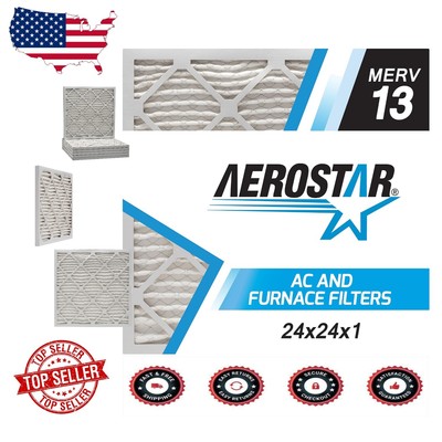 Electrostatic MERV 13 Air Filters 6 Pack - Enhanced Air Quality Solution