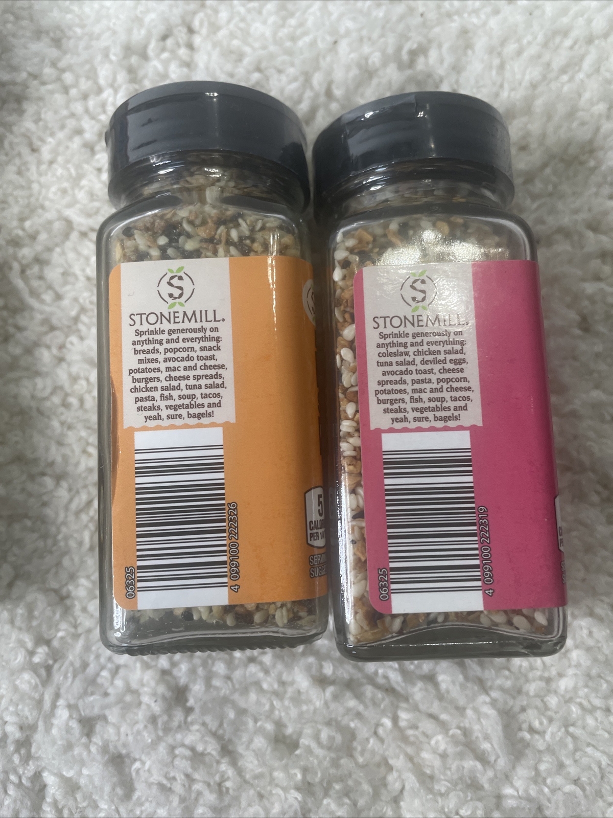 Everything Bagel Seasoning lot of 6 Stonemill Expired Asiago Cheese