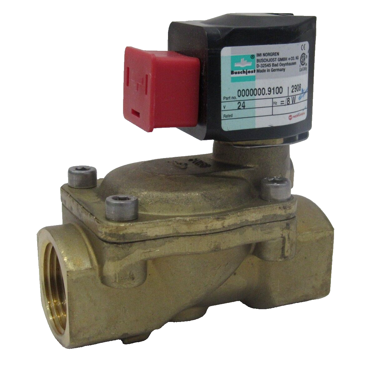 NEW IMI NORGREN / BUSCHJOST 0000000.9100 SOLENOID VALVE NEW IMI NORGREN / BUSCHJOST 0000000.9100 SOLENOID VALVE