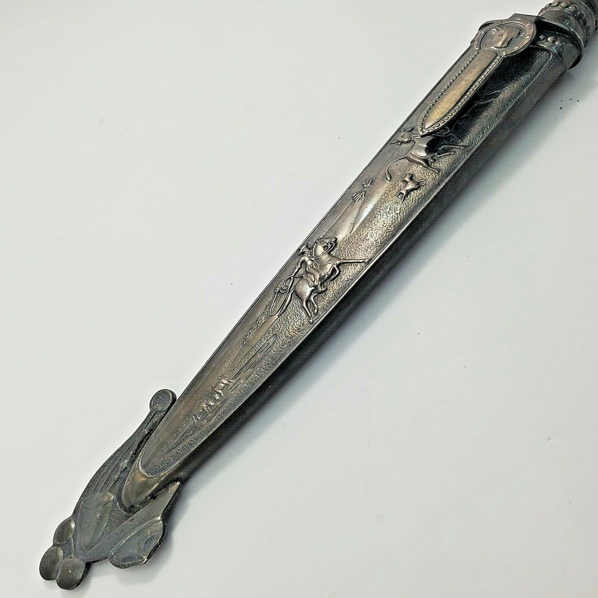 Vintage Verijeros/Gaucho Knife Elmo Inox Silverplate Handle