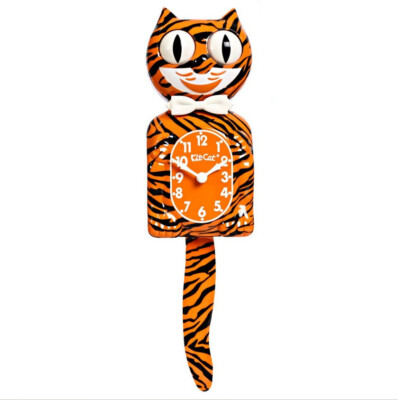 Exotic Pet Collection Bengal Tiger Kit-Cat Klock clock FREE US