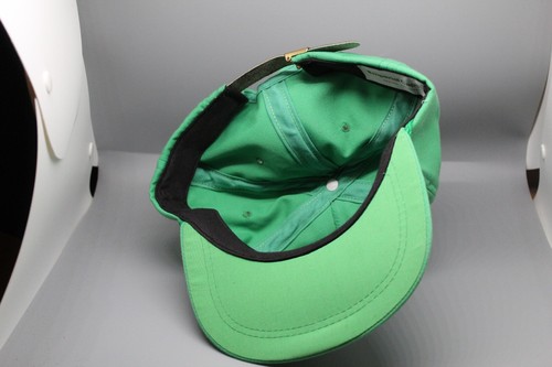 Historic Route 66 Vintage Strapback Rope Hat Kelly Green Cap Union Made in USA - Picture 5 of 8
