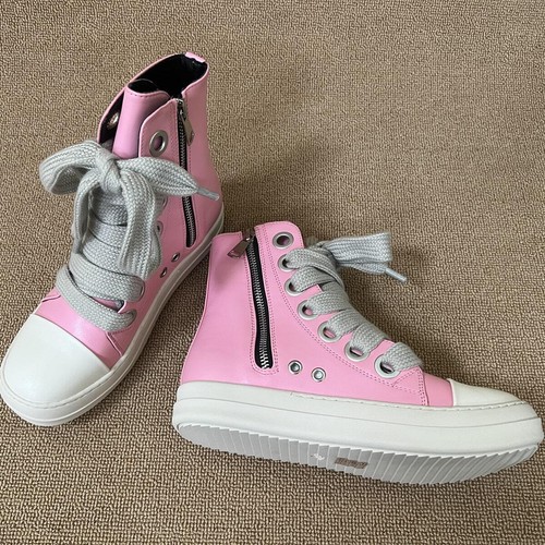 Unisex High-Top Thick Lace-Up Chunky Casual Sneakers-JZH7 - Picture 36 of 87