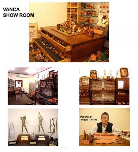 Llavero/dije de artículos de cuero 3D hecho a mano Lucky Cat *VANCA* hecho en Japón #56588 - Imagen 8 de 9