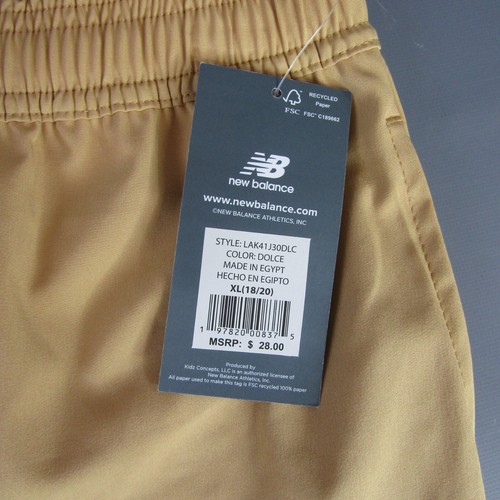New Balance Athletic Cargo Shorts Boys Size XL 18/20 Youth YXL NWT Running Gym - Imagen 3 de 9