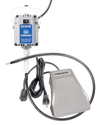 Foredom Flex Shaft SR Hang-Up Motor with SCT Metal Housing Speed Control 115Volt
