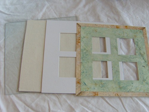 COUNTED CROSS STITCH DIMENSIONS DAYDREAMS LIVE SIMPLY KIT MAT GLASS FRAME 72604 - Picture 3 of 4