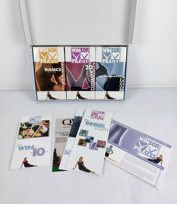 Winsor Pilates 3 VHS Set Sculpt Body Exercise Workout Videos Complete New Sealed