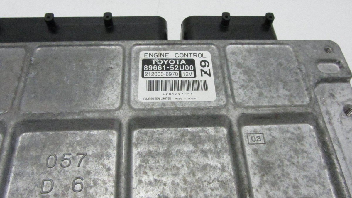 11 12 SCION XD 89661-52U00 COMPUTER BRAIN ENGINE CONTROL ECU ECM