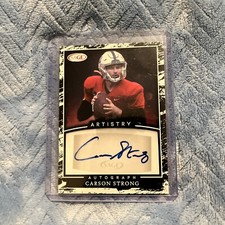 2002 Sage Artistry Carson Strong Auto! Signed Rare EAGLES Nevada 