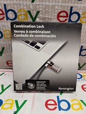 Kensington Combination Cable Lock for Laptops and Other Devices Black