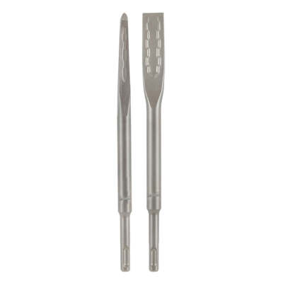 Milwaukee 48-62-6080 SDS PLUS SLGEDGE Bull Point and Flat Chisel -2 PK