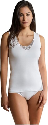 Débardeur Épaule Large De Femme Coton Chaud Interlook