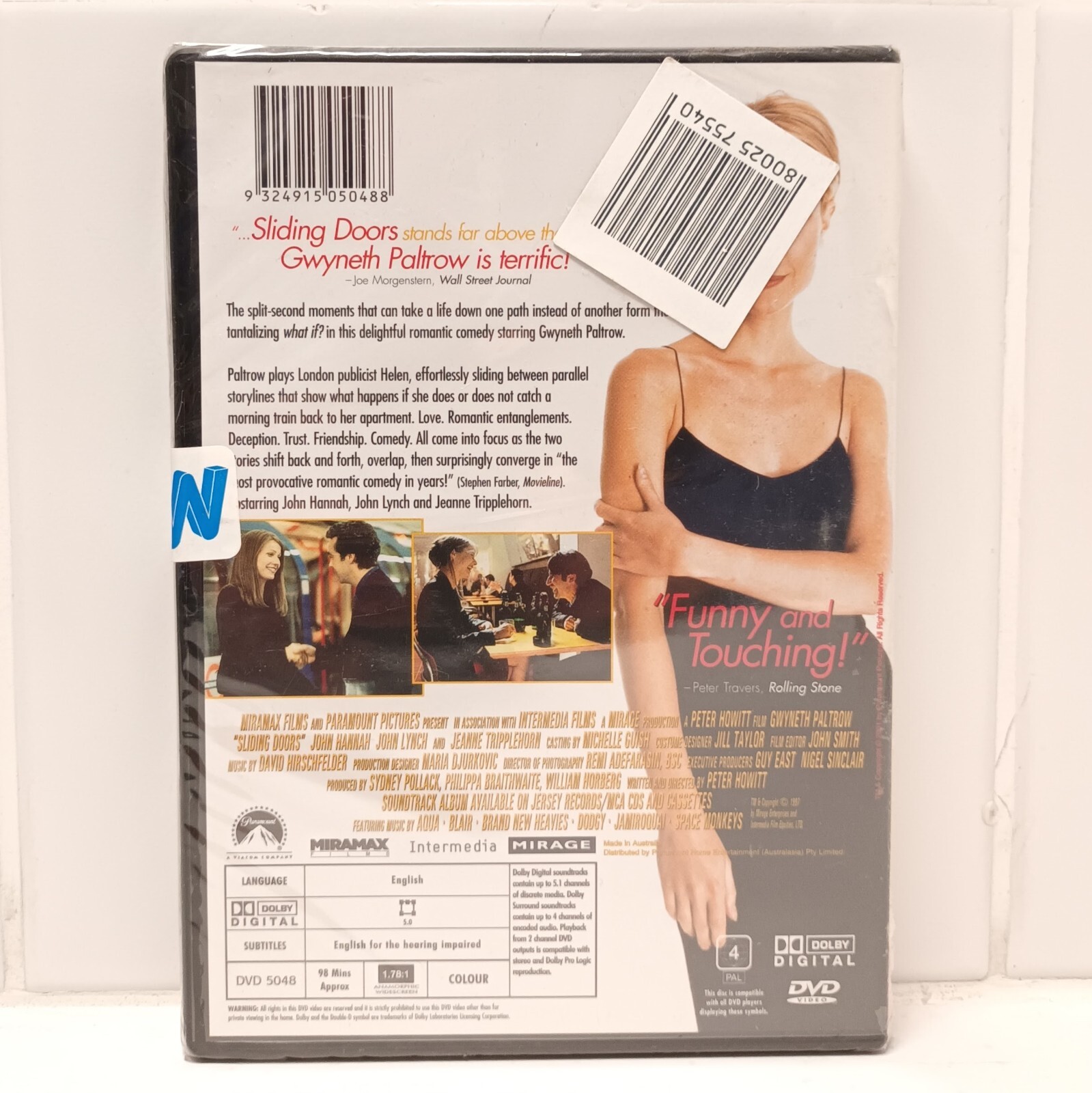 Sliding Doors Paltrow NEW DVD Region 4 eBay