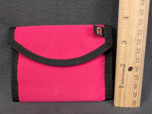 Rainbow of California USA Made Since 1977 Trifold Wallet Pink Vintage SUPER RAD! - Picture 12 of 13