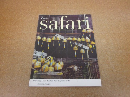 1962 Pontiac Safari magazine New England East coast travel brochure ORIGINAL