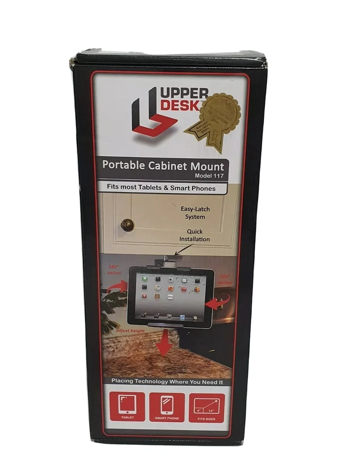 Upper Desk 117 Tablet Mount Holder Stand Fits most Tablets Android Apple Iphones - Image 2 of 4