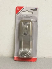 National Hardware N348-854 Stainless Steel 4-1/2 in. L Safety Hasp 1 pk