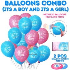 12'' Latex Balloons Its a Girl/Boy Baby Shower Ballons Gender Reveal baloon Deco