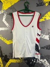 Fila Training Jersey Sleeveless Shirt White Women Size S | 36 ig93